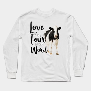 Who Loves Cows Cow Farmer Farm Long Sleeve T-Shirt